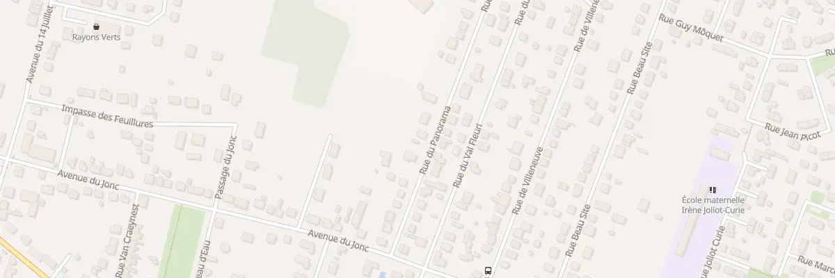 Plan du 28 Rue du Panorama à Vierzon