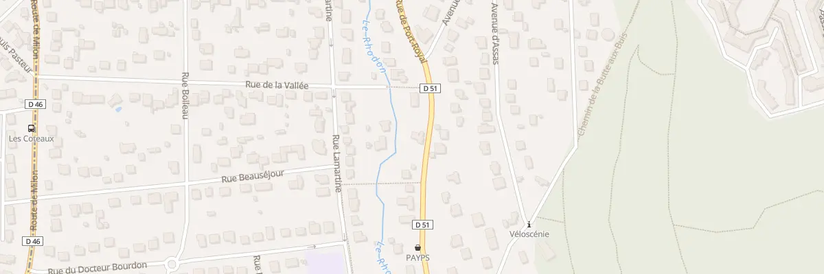 Plan du 11 Rue de Port Royal à Saint-Rémy-lès-Chevreuse