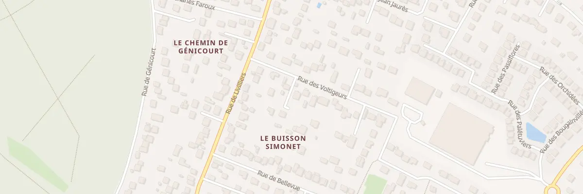 Plan du 6B Rue des Voltigeurs à Osny