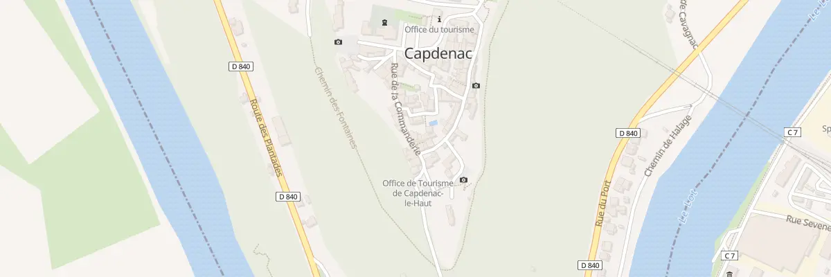 Plan du 5353 Rue de la Commanderie à Capdenac