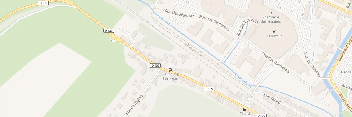 Plan du 86T Rue du Faubourg Saint-Jean à Beauvais