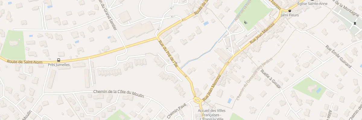 Plan du 4 Rue du Pré de l’Ile à L’Étang-la-Ville