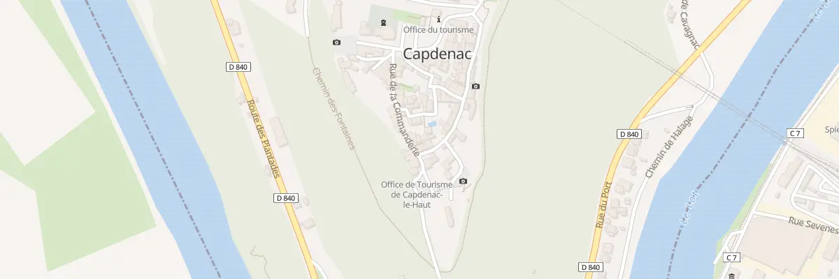 Plan du 5354F Rue de la Commanderie à Capdenac