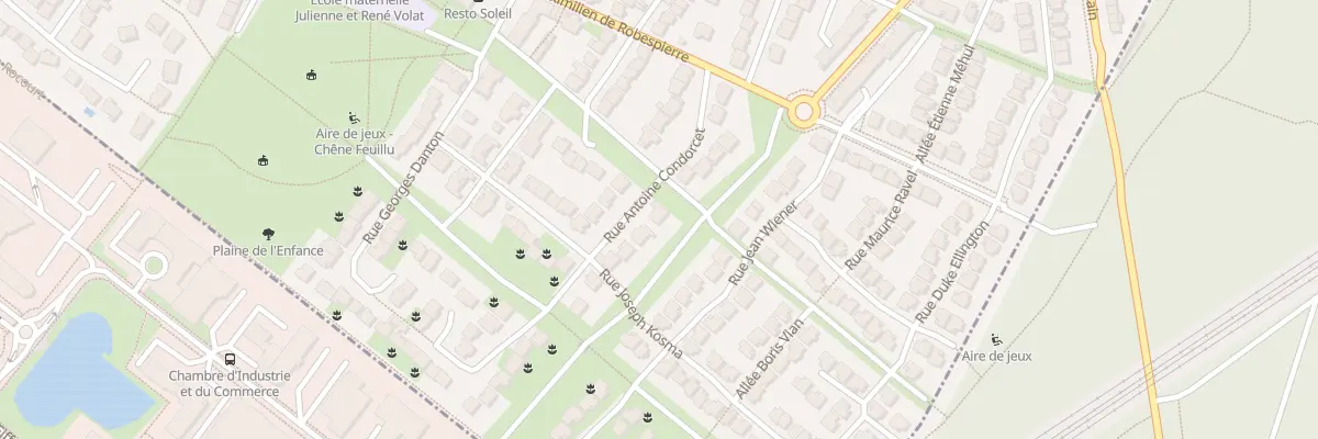 Plan du 13 Rue Antoine de Condorcet à Achères