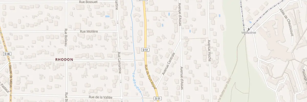 Plan du 54 Rue de Port Royal à Saint-Rémy-lès-Chevreuse