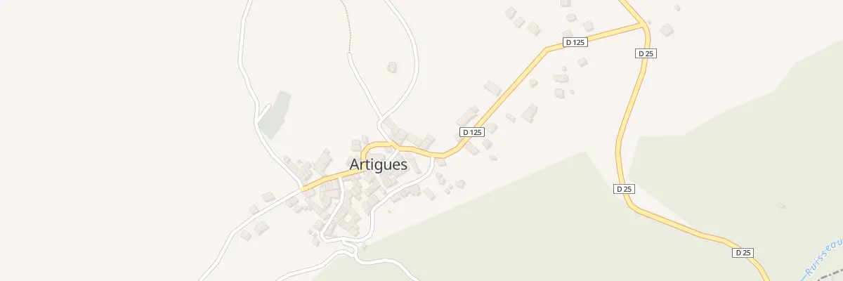 Plan du 50A Le Village à Artigues