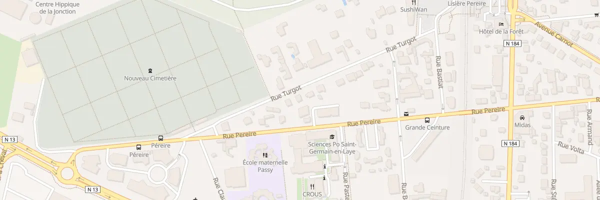 Plan du 17 Rue Turgot à Saint-Germain-en-Laye
