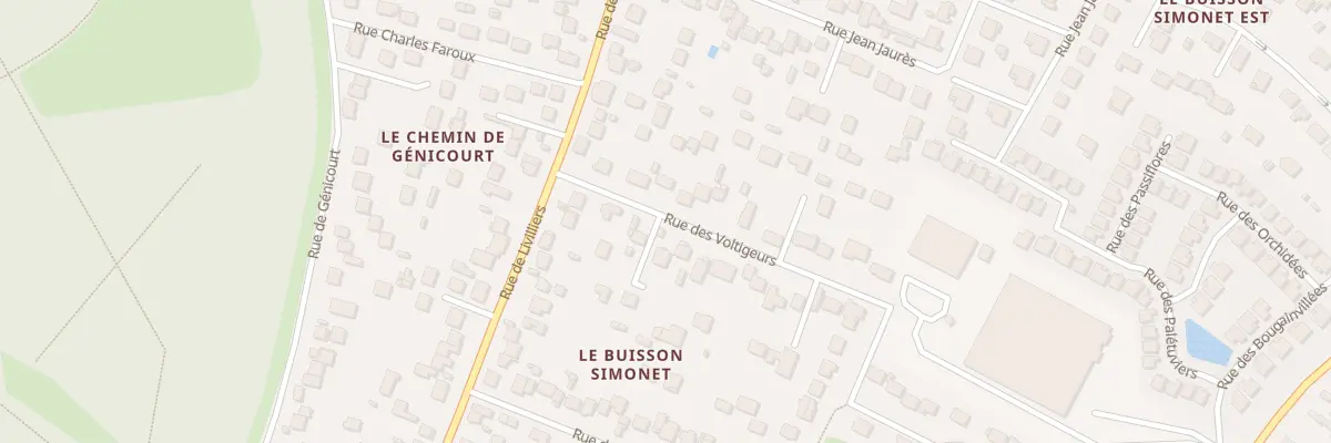 Plan du 6 Rue des Voltigeurs à Osny