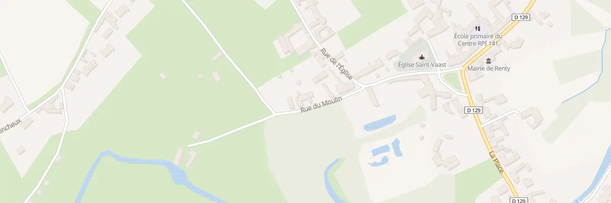Plan du 10 Rue du Moulin à Renty