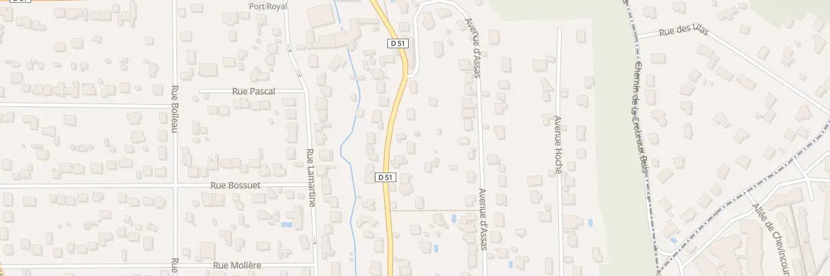 Plan du 80 Rue de Port Royal à Saint-Rémy-lès-Chevreuse