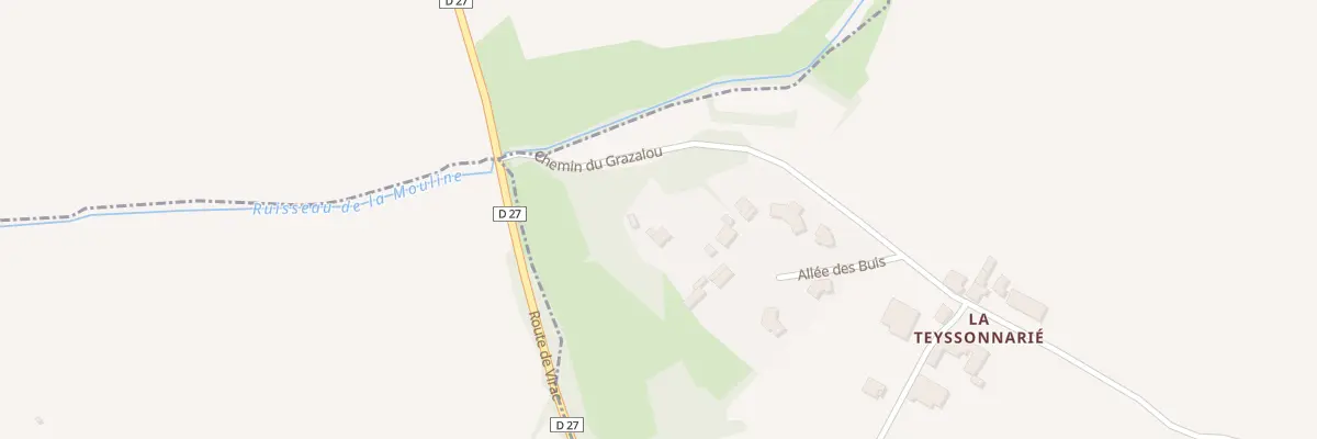 Plan du 275 Che du Grazalou à Labastide-Gabausse