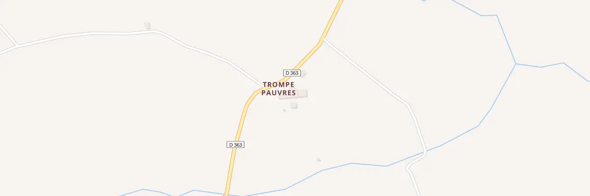 Plan du 88 Trompe Pauvres à Mazerolles-du-Razès