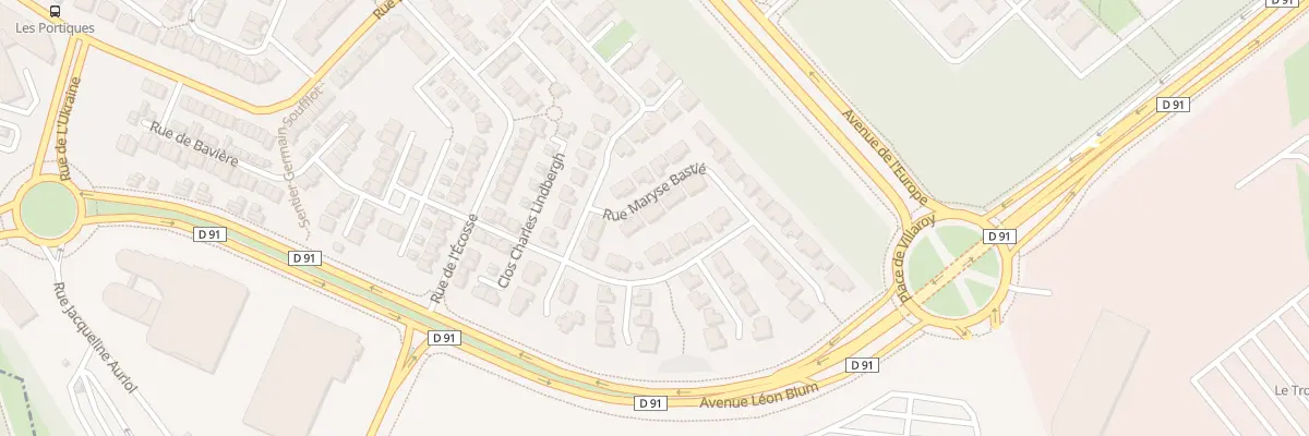Plan du 4 Rue Maryse Bastié à Guyancourt