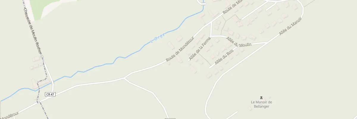 Plan du 325 Rue du Moulin Rocher à Sermaise
