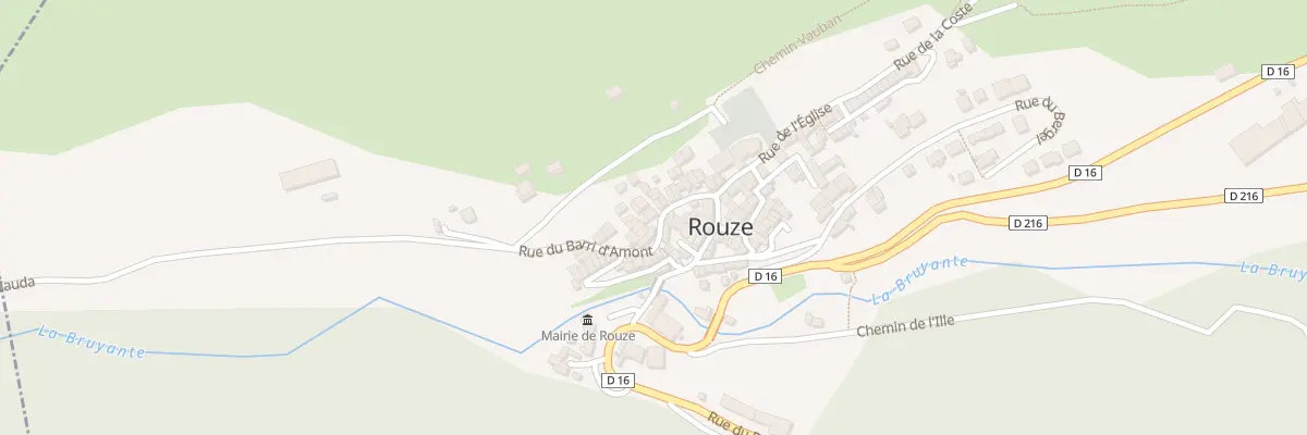 Plan du 32 Le Village à Rouze