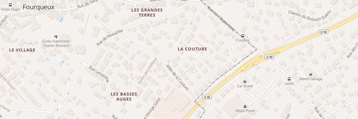 Plan du 28 Rue des Néfliers à Saint-Germain-en-Laye