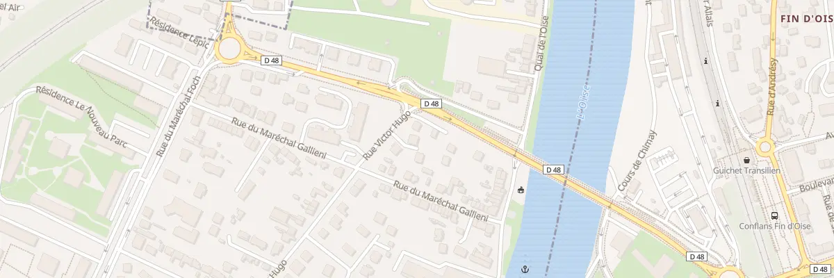 Plan du 5 Rue Victor Hugo à Andrésy