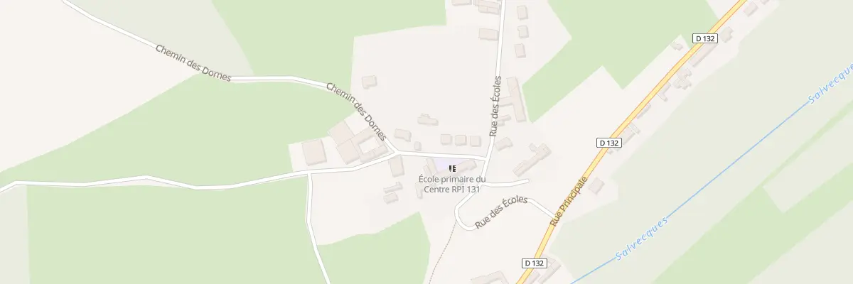 Plan du 6 Rue du Bois de Sergelle à Wismes
