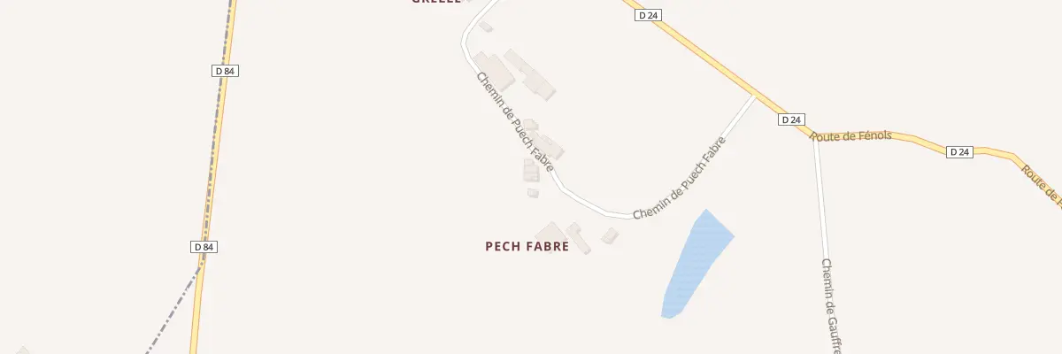 Plan du 5054 Pech Fabre à Orban