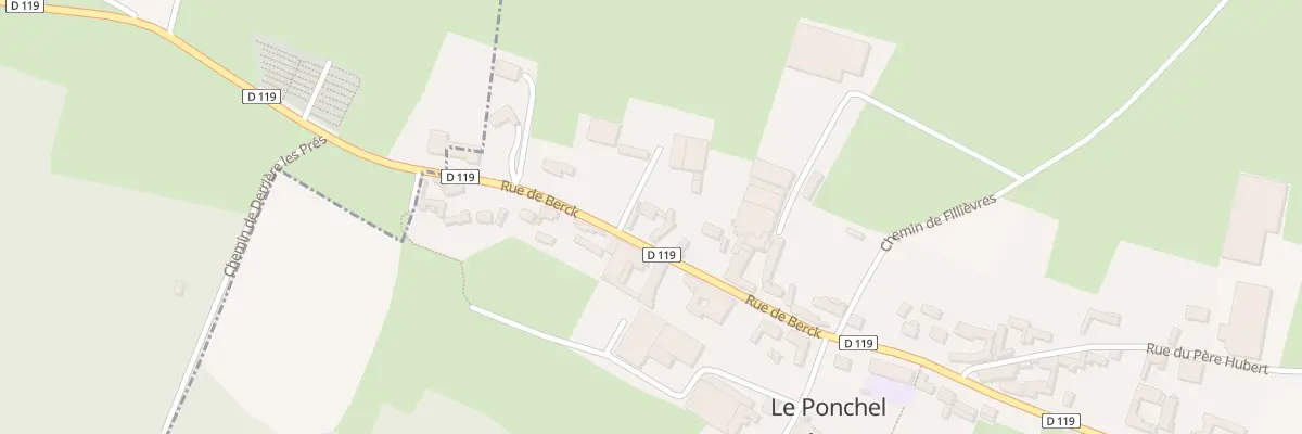 Plan du 49 Rue de Berck au Ponchel