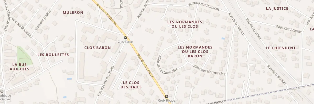 Plan du 25 All de la Cauvinière à Saint-Germain-en-Laye