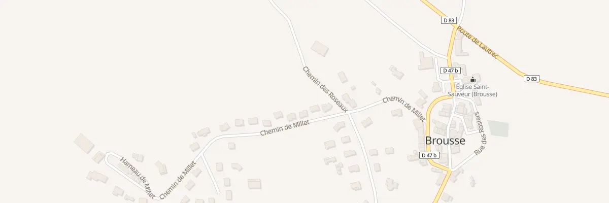 Plan du 5162 Saint Sauveur à Brousse