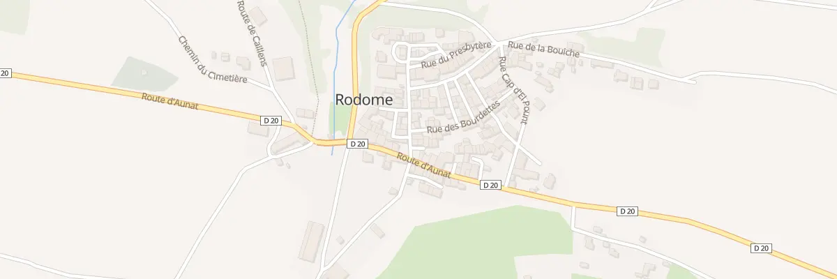 Plan du 65 Le Village à Rodome