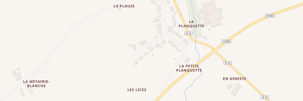 Plan du 27 Lot de la Plauze à Lempaut