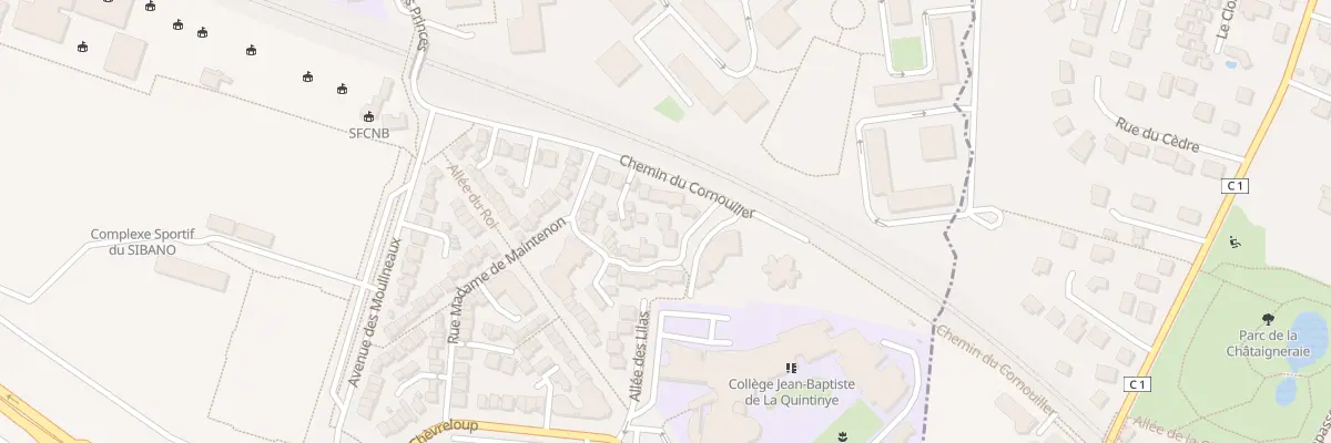 Plan du 1 Rue Jean Racine à Noisy-le-Roi