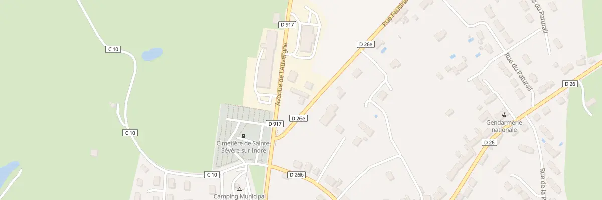 Plan du 1 Rue Feusina à Sainte-Sévère-sur-Indre