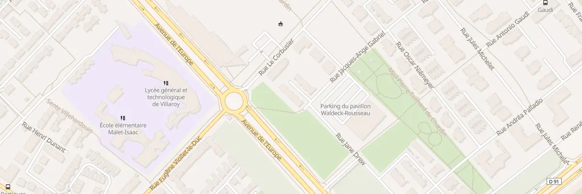 Plan du 48 Rue Jacques-Ange Gabriel à Guyancourt