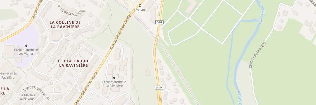 Plan du 4 Rue des Pâtis à Osny