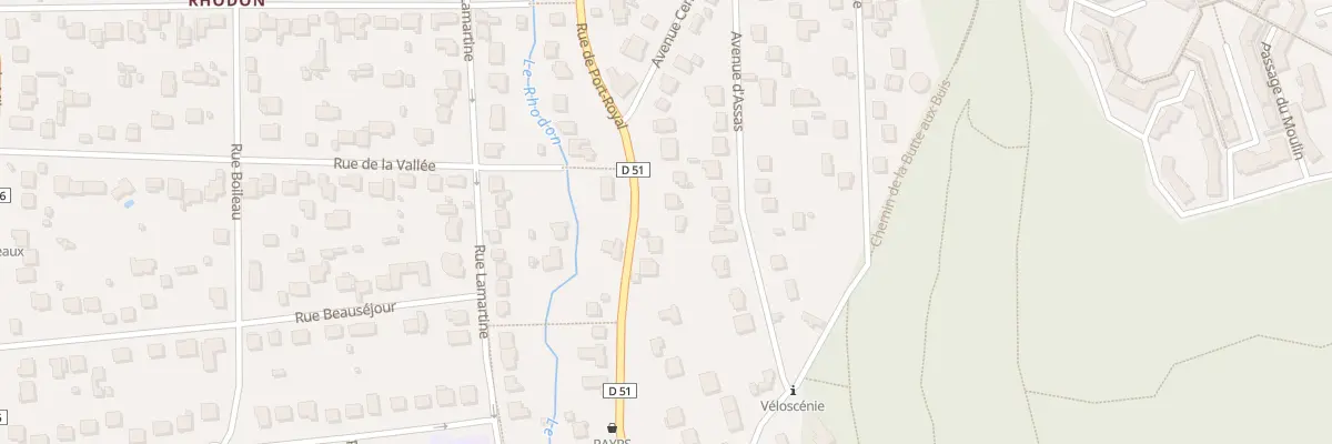 Plan du 36 Rue de Port Royal à Saint-Rémy-lès-Chevreuse