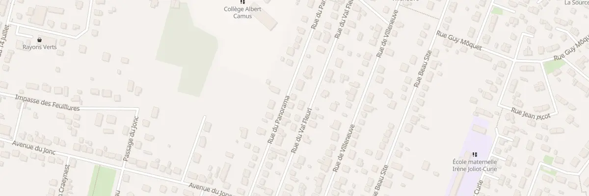 Plan du 17 Rue du Panorama à Vierzon
