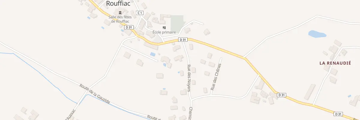 Plan du 6 Rue des Noyers à Rouffiac