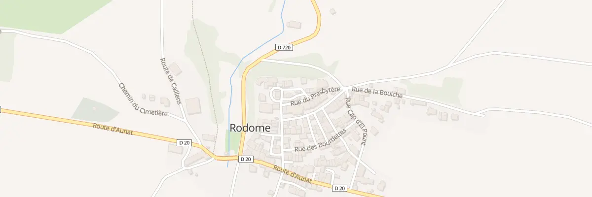 Plan du 13 Le Village à Rodome