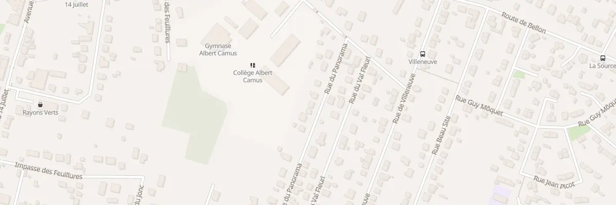 Plan du 12 Rue du Panorama à Vierzon