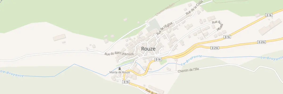Plan du 67 Le Village à Rouze