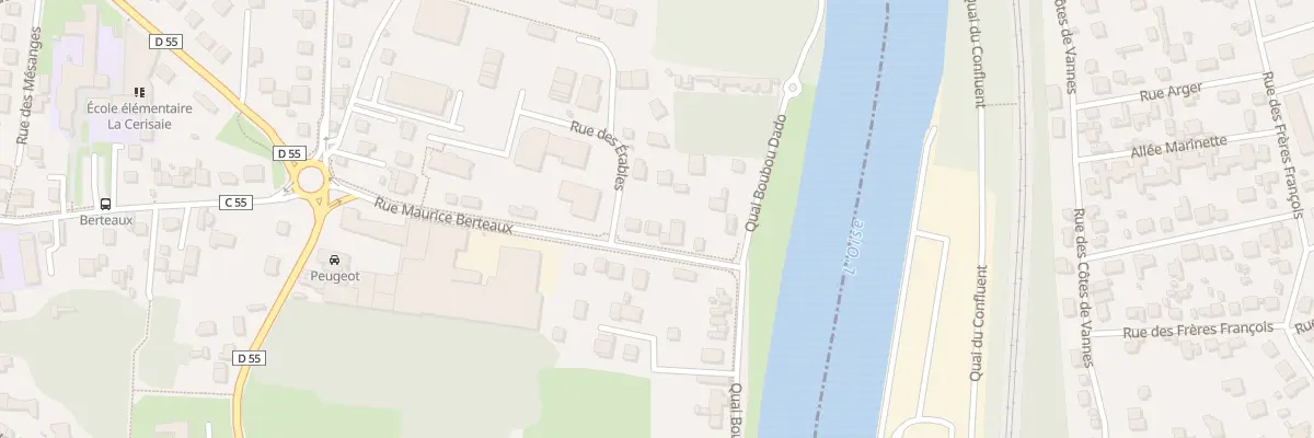 Plan du 55 Rue Maurice Berteaux à Maurecourt