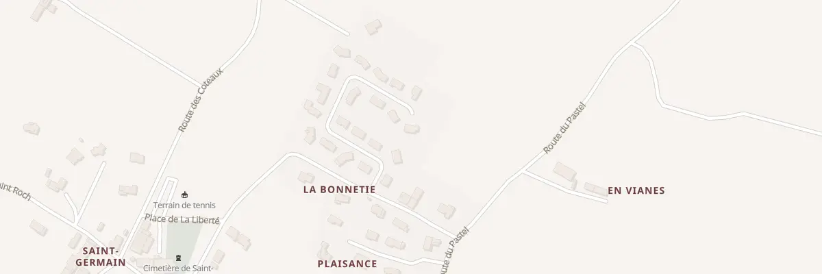 Plan du 3 Imp Lotissem Domaine Bonnetie à Saint-Germain-des-Prés