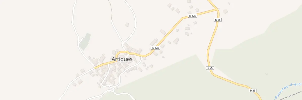Plan du 45 Le Village à Artigues