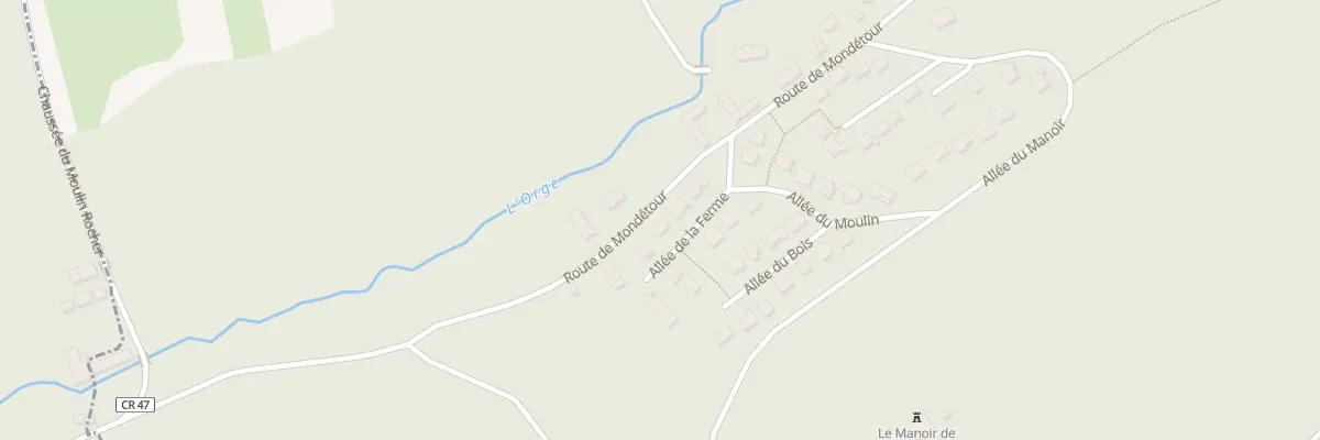 Plan du 88 All de la Ferme à Sermaise