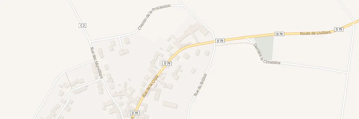 Plan du 30 Rue de la Croix à Génicourt