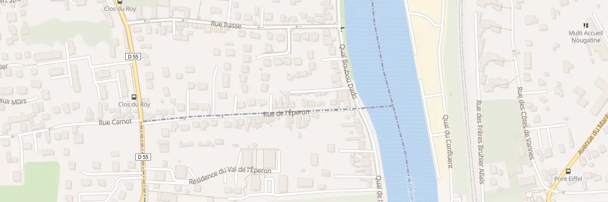 Plan du 18 Rue de l’Eperon à Maurecourt