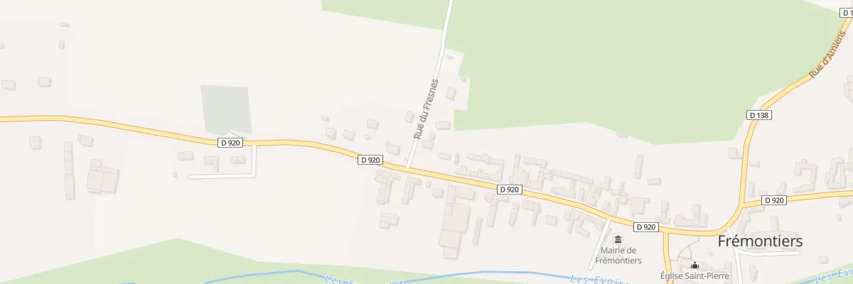 Plan du 1 Rue du Fresne à Frémontiers