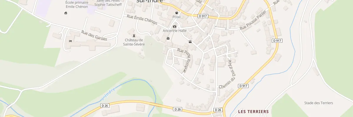Plan du 5211 Rue Saint-Jean à Sainte-Sévère-sur-Indre