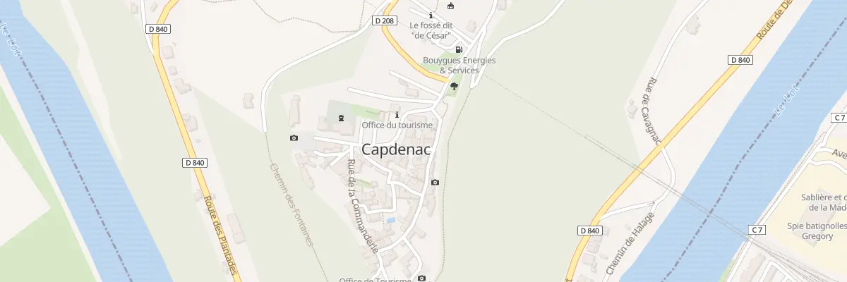 Plan du 5090 Rue du Miral à Capdenac