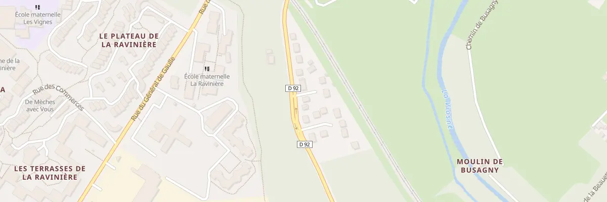 Plan du 20 Rue des Pâtis à Osny