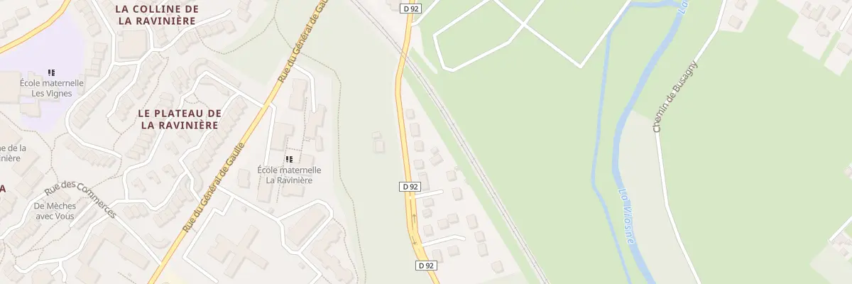 Plan du 8 Rue des Pâtis à Osny