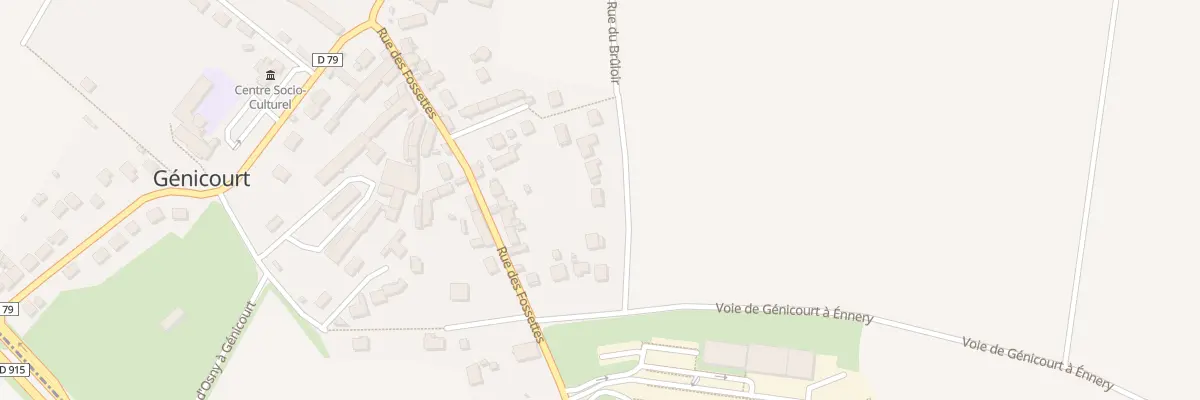 Plan du 5 Rue du Bruloir à Génicourt